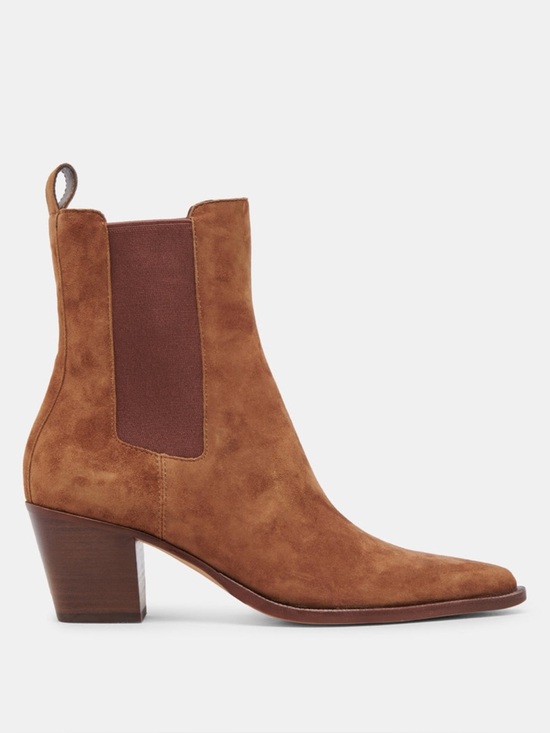 Dolce Vita Shoes - Dolce Vita Shadie H2O Booties Brown Suede